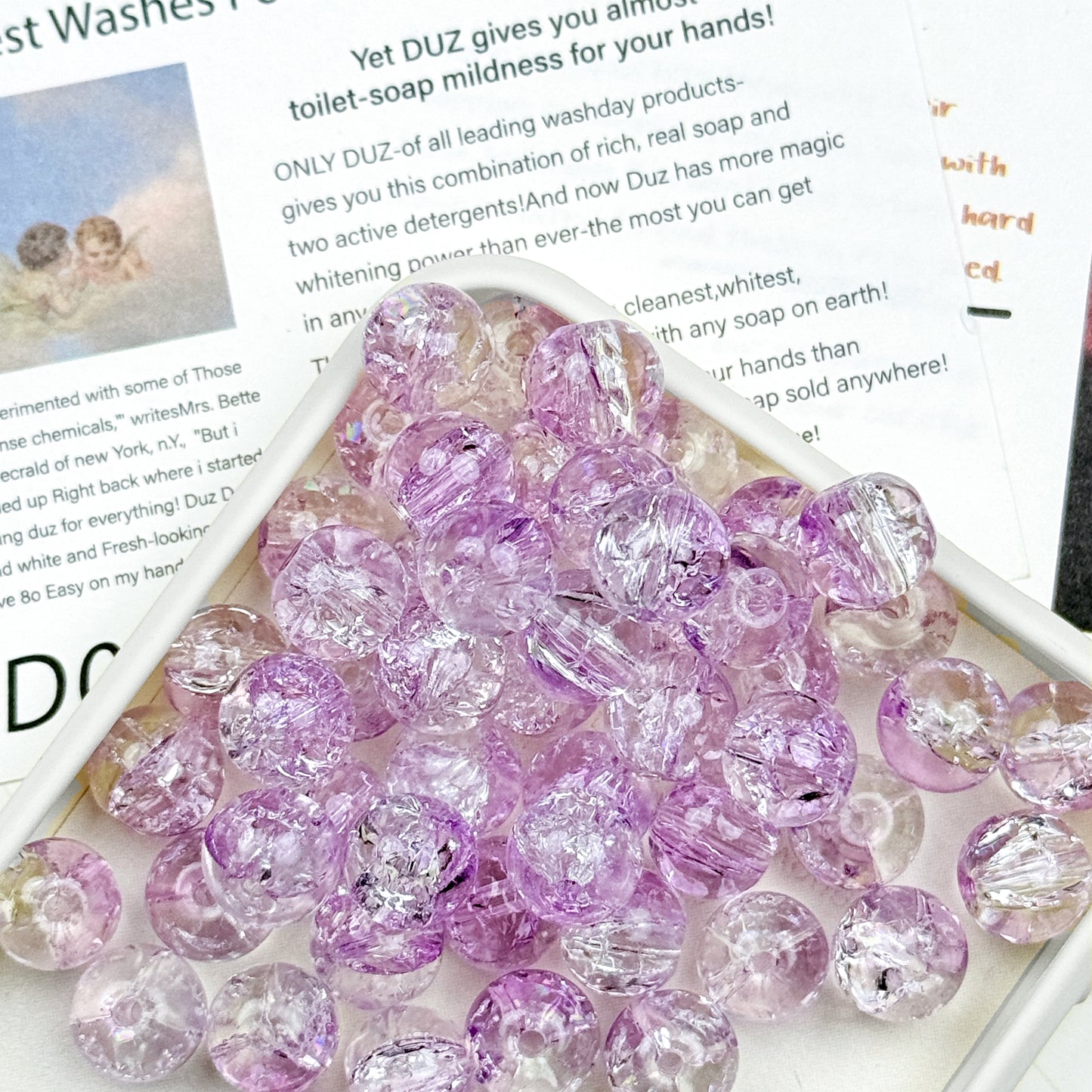 DIY Glass Beads Lucky Bags - Open in Live