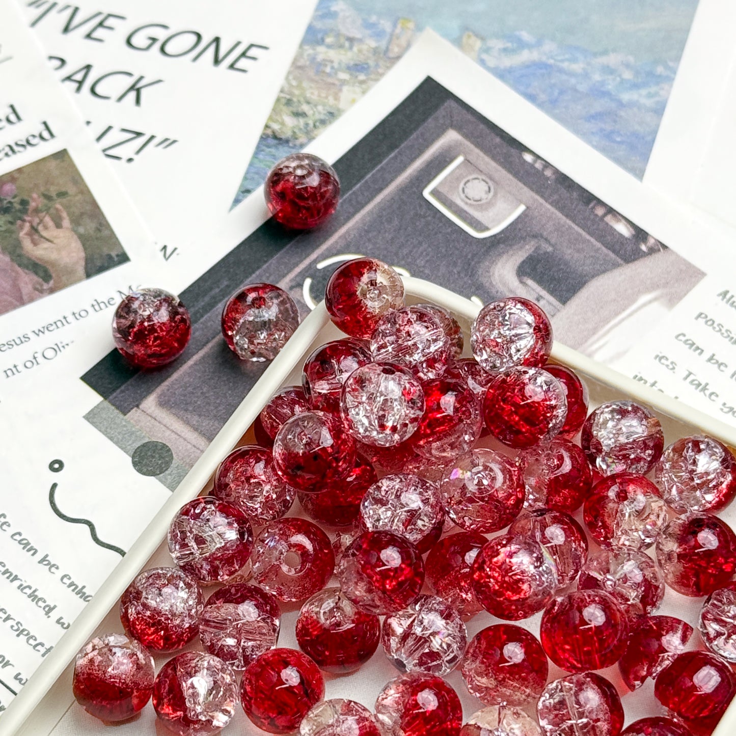 DIY Glass Beads Lucky Bags - Open in Live