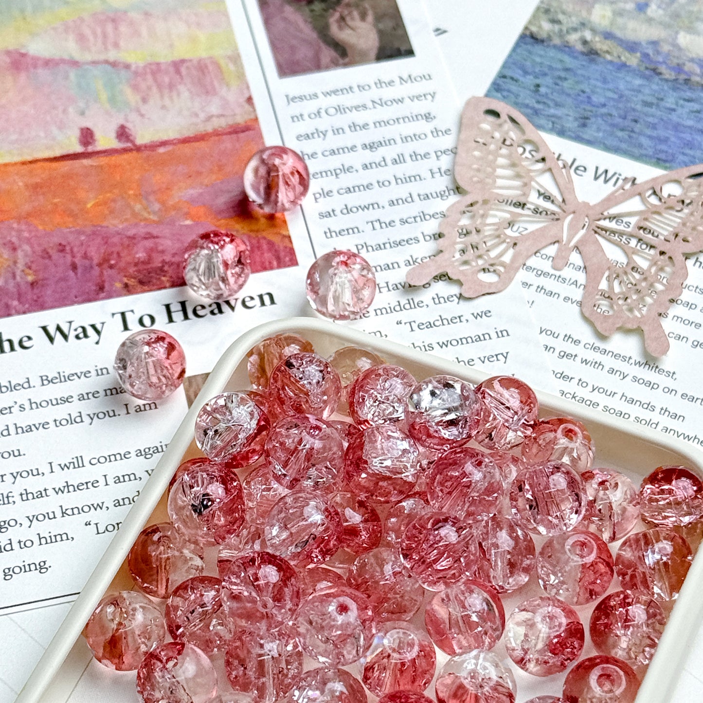 DIY Glass Beads Lucky Bags - Open in Live