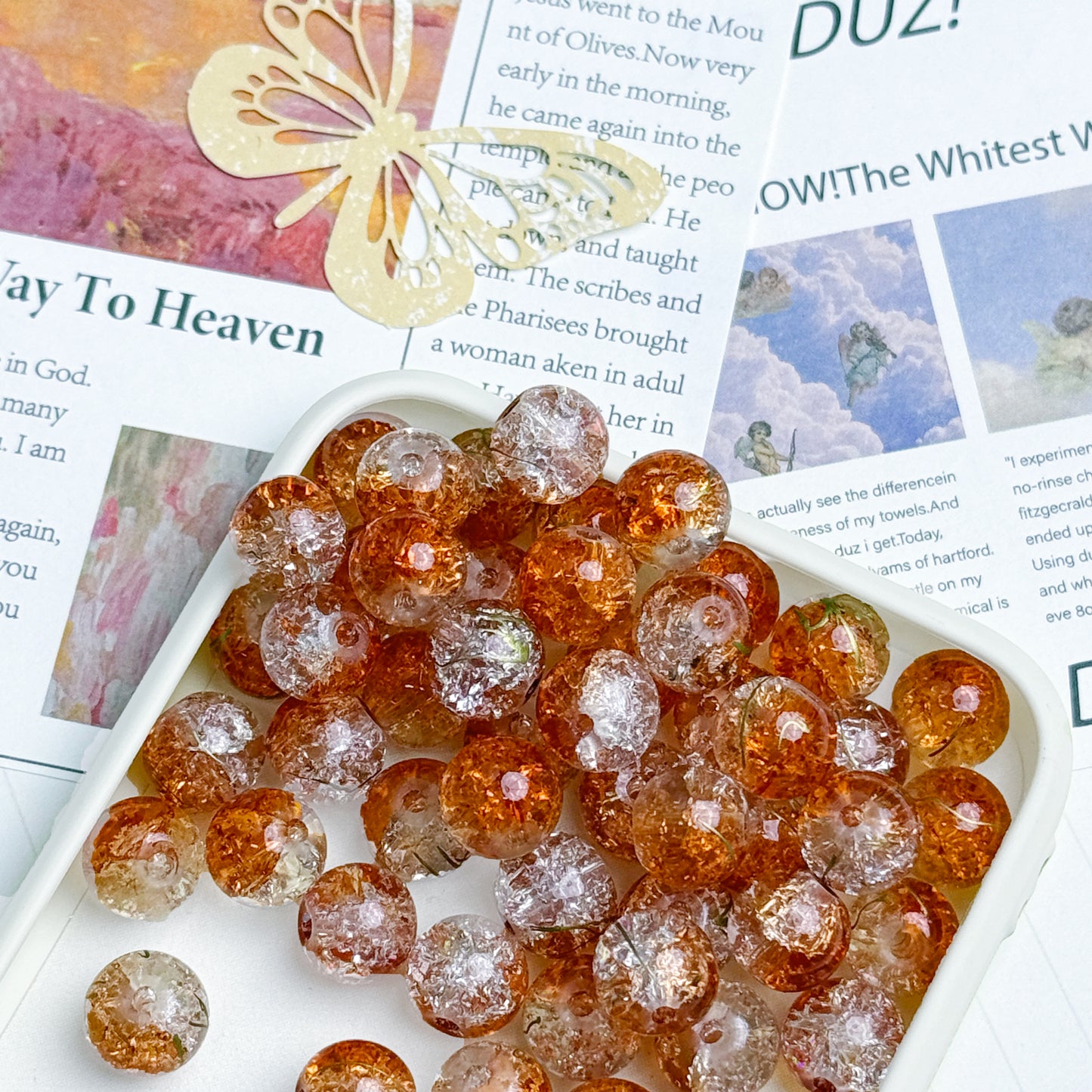 DIY Glass Beads Lucky Bags - Open in Live