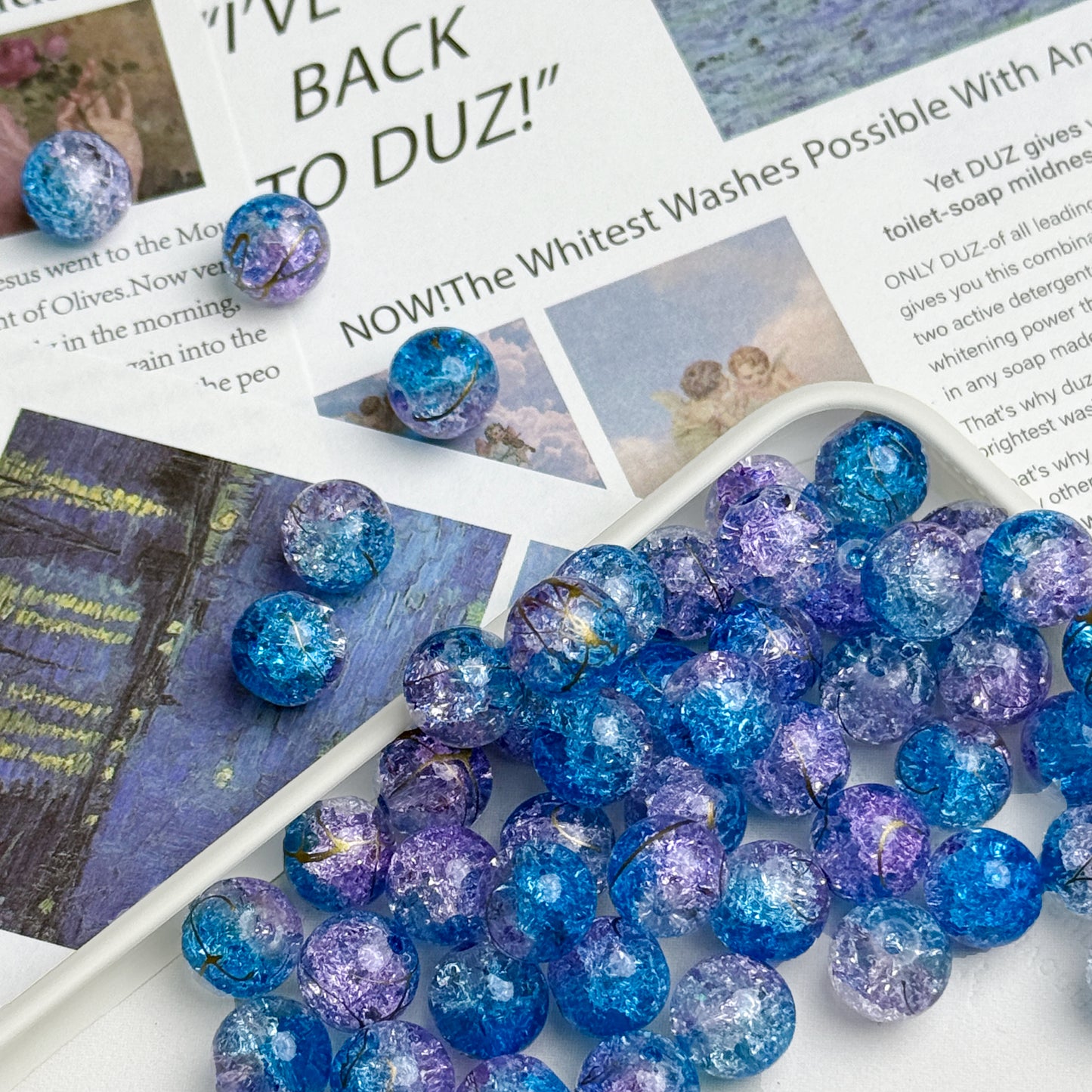 DIY Glass Beads Lucky Bags - Open in Live