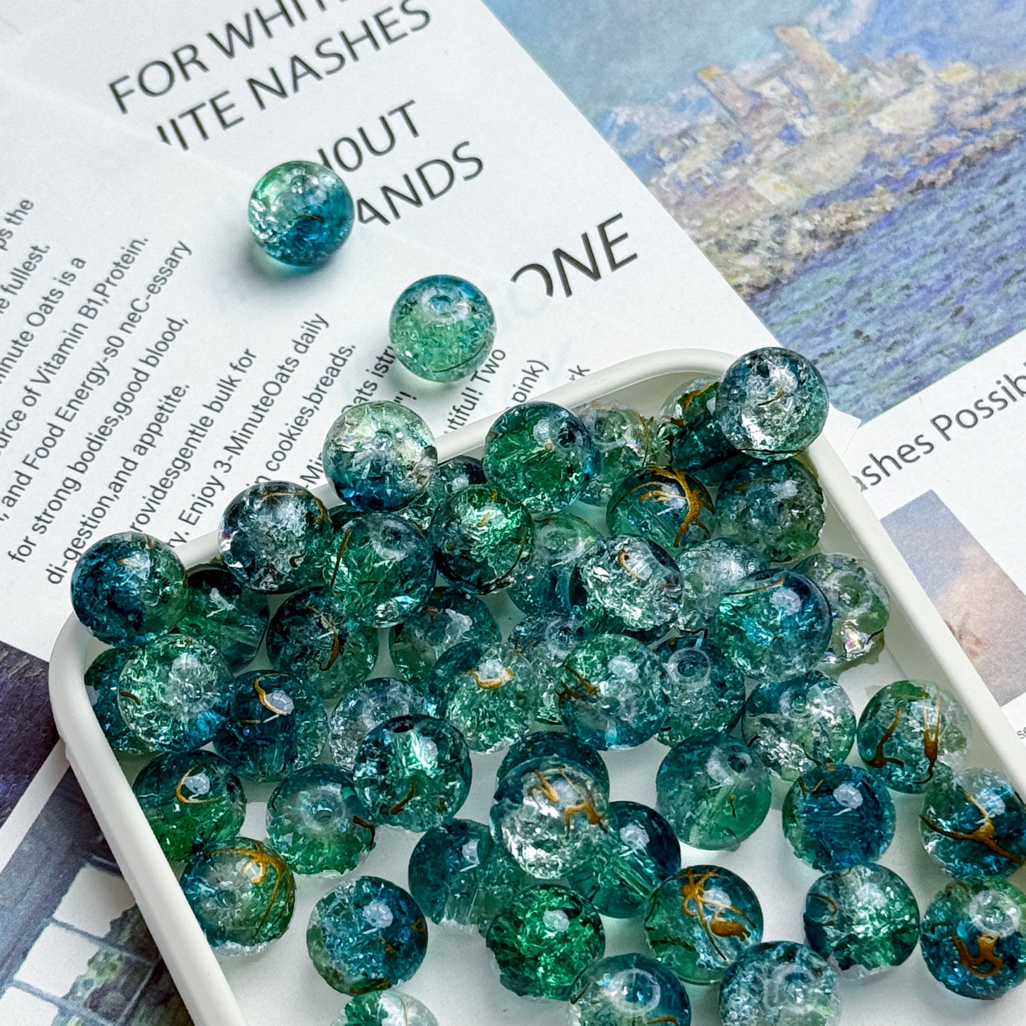 DIY Glass Beads Lucky Bags - Open in Live