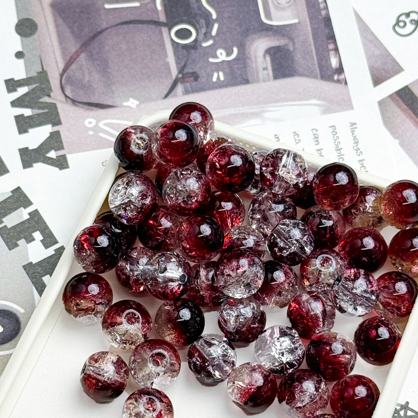 DIY Glass Beads Lucky Bags - Open in Live