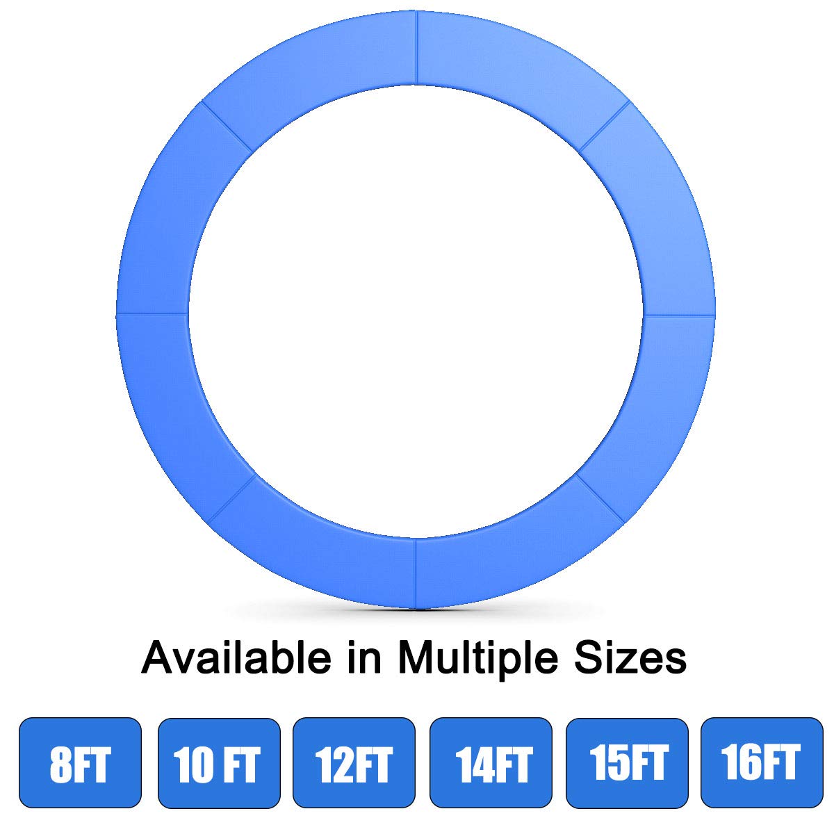 Giantex Trampoline Pad, 8ft 10ft 12ft 14ft 15ft 16ft Trampoline Replacement Safety Pad